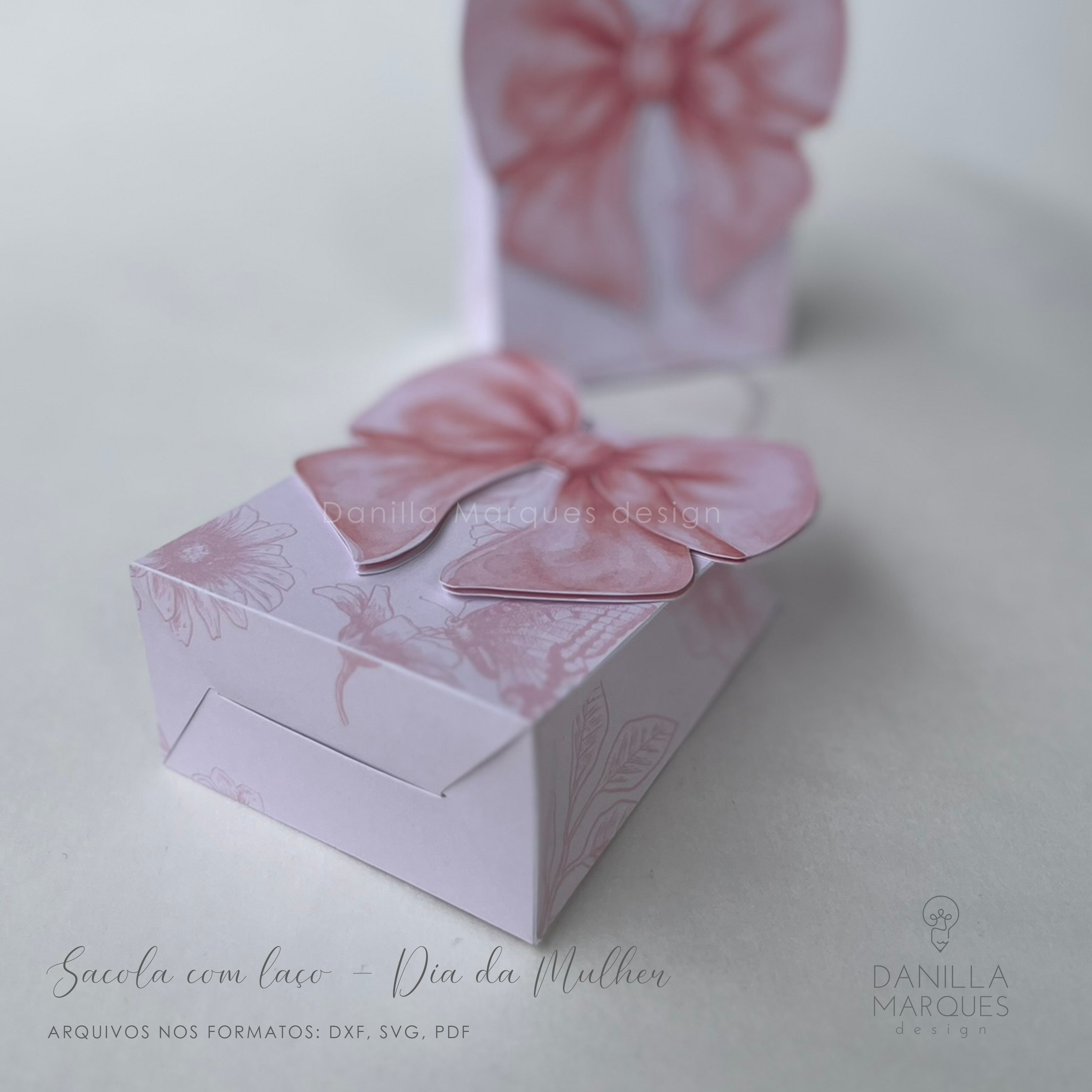 SACOLA COM LAÇO - DIA DA MULHER - Imagem 3