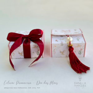 CAIXA COM LAÇO - DIA DAS MÃES